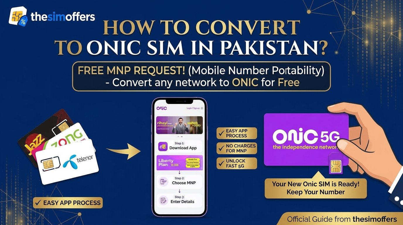 How to convert to Onic SIM in Pakistan